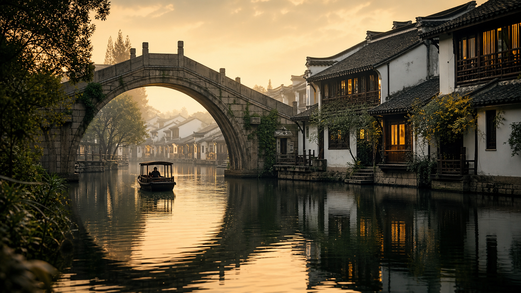 朱家角水乡